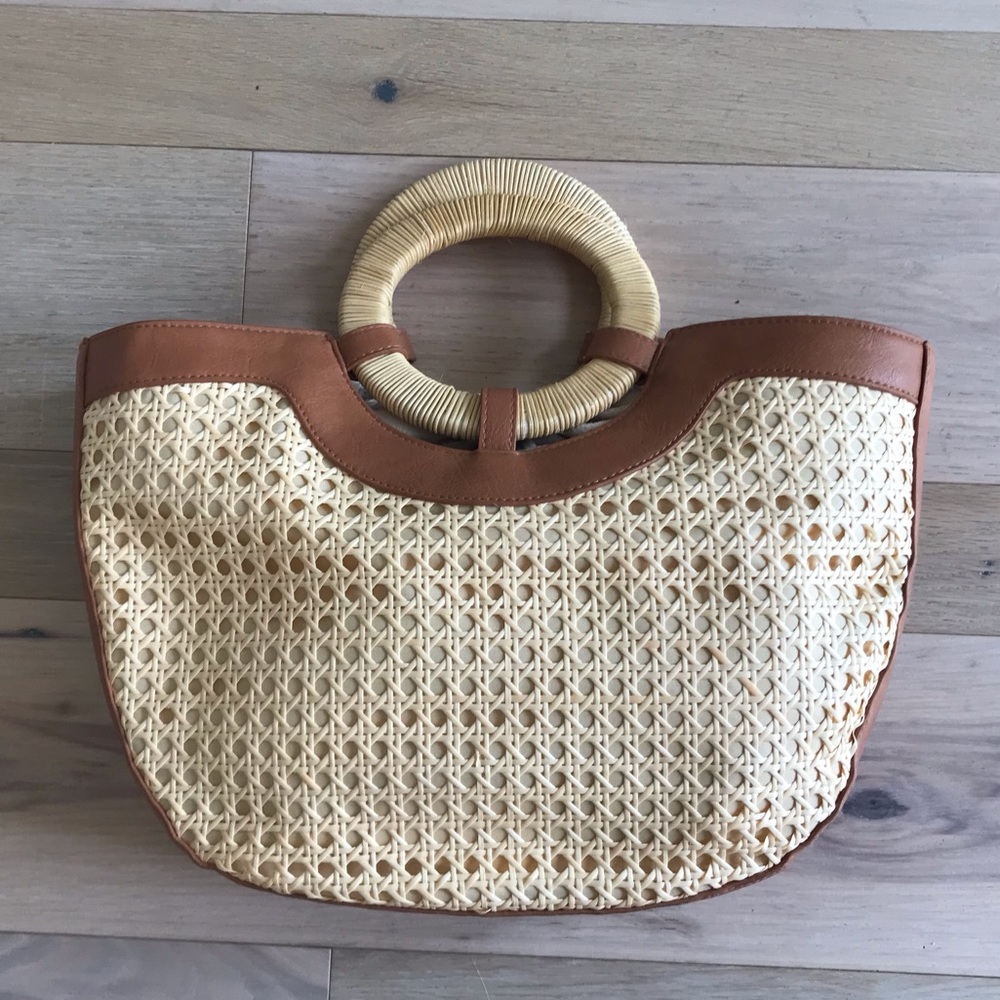 Natural straw Canning handbag